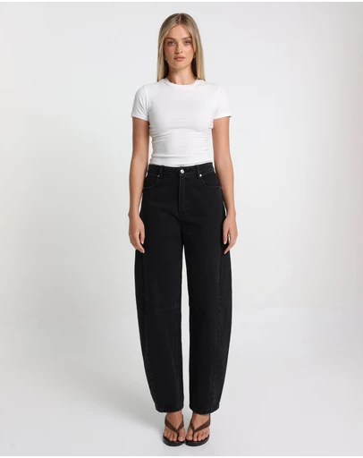 Madison The Label - Cora Barrel Jeans