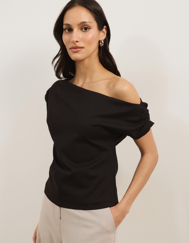 Atmos&Here - Lily Off Shoulder Ponte Top