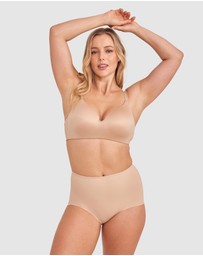 Bras N Things - Body Bliss Wirefree Full Cup Bra - Nude