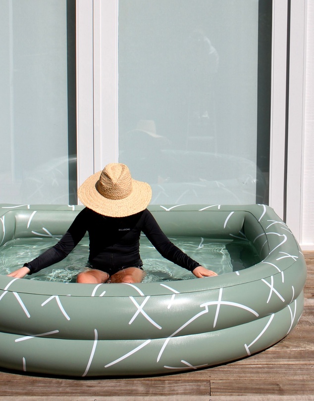 &Sunday - Lines Inflatable Arch Pool- Sage