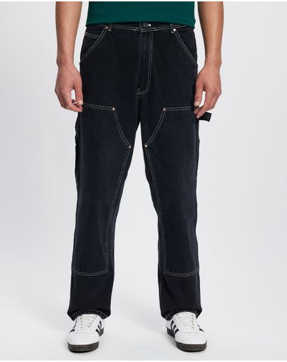 Stonewashed Black Denim