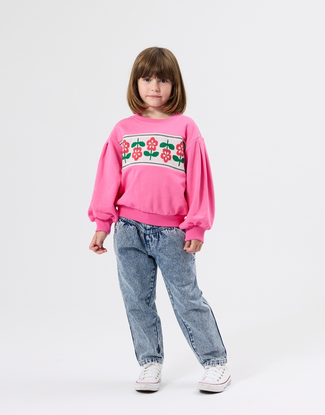 Goldie + Ace - Flower Garden Sweater - Babies-Kids