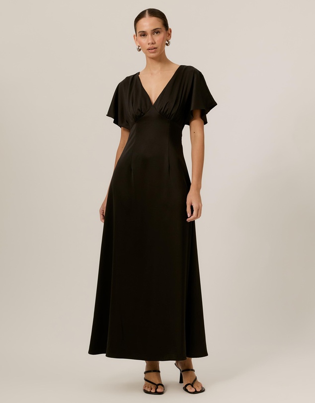 Tussah - Genevieve Satin Midi Dress