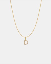 Ania Haie - Ania Haie Gold Letter D Initial Necklace