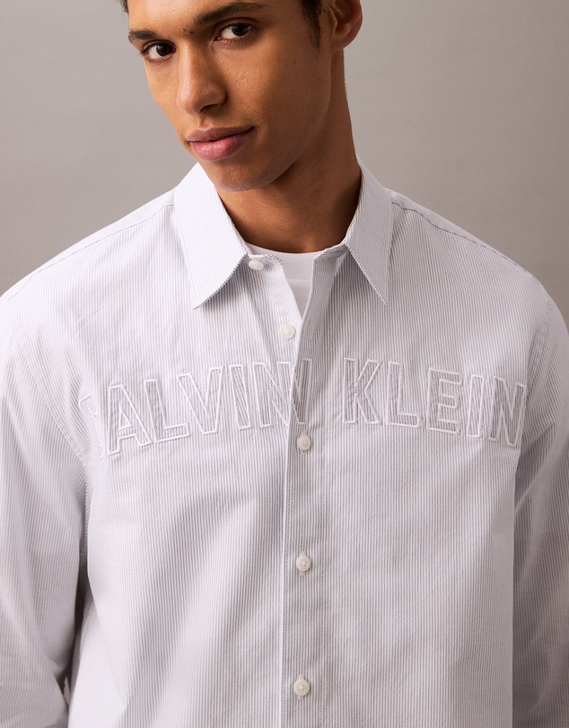 Calvin Klein Jeans - Oxford Logo Relaxed Button-Down Shirt