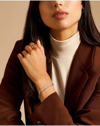 Fossil - Heritage Silver Tone Bracelet