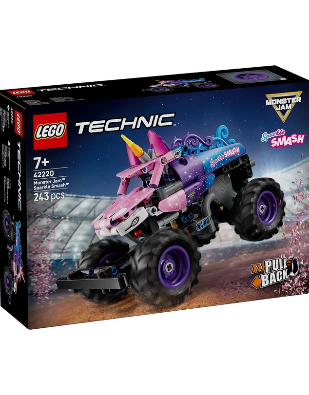 LEGO - 42220 Monster Jam Sparkle Smash Pull-Back