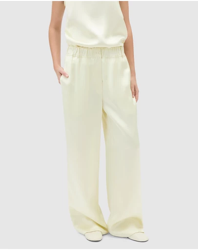 Oroton - Double Satin PJ Pants