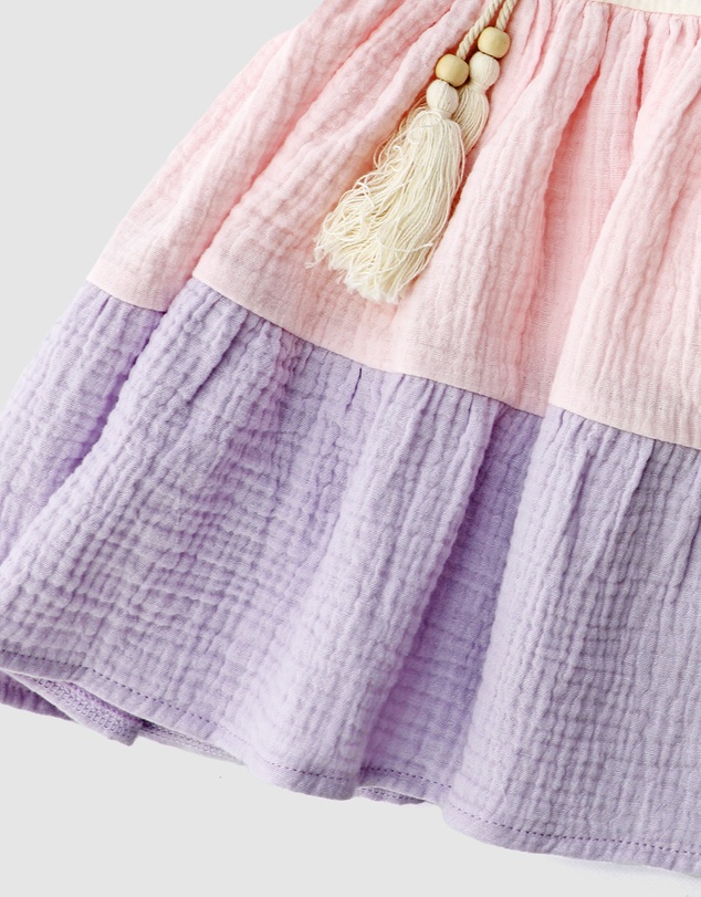 WITH LOVE FOR KIDS - Cotton Muslin Dress - Babies - Kids