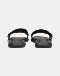 Tommy Hilfiger - Leather Horsebit Mules - Women's