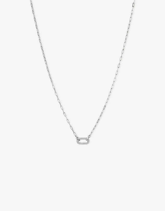 Michael Hill - Luxe Links Paperclip Necklace in Sterling Silver
