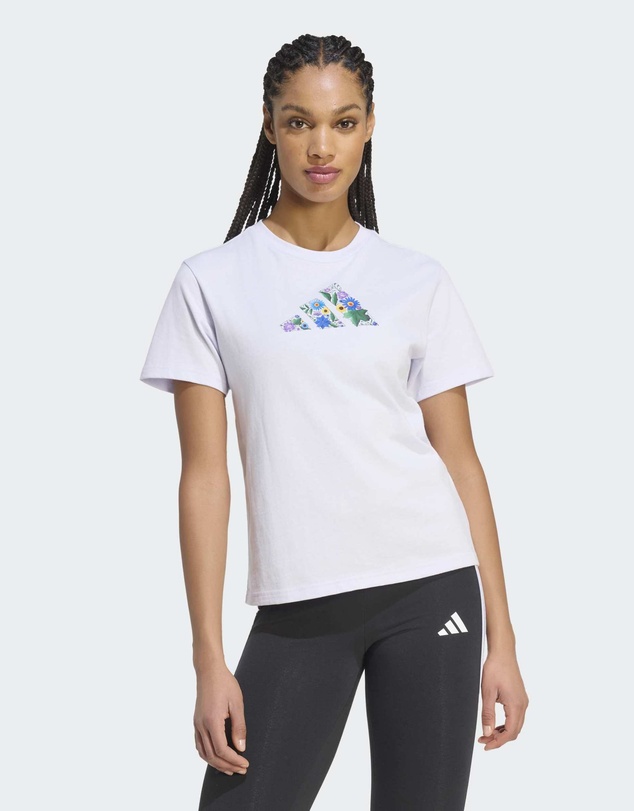 adidas Sportswear - FLORAL REGULAR GRAPHIC T-SHIRT Womens