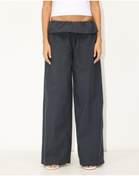 Dazie - Bayside Linen Blend Relaxed Pants