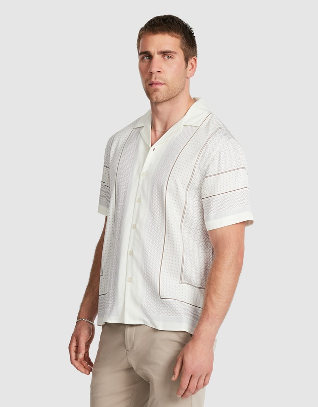 Tarocash - Jaques Viscose Geo Shirt