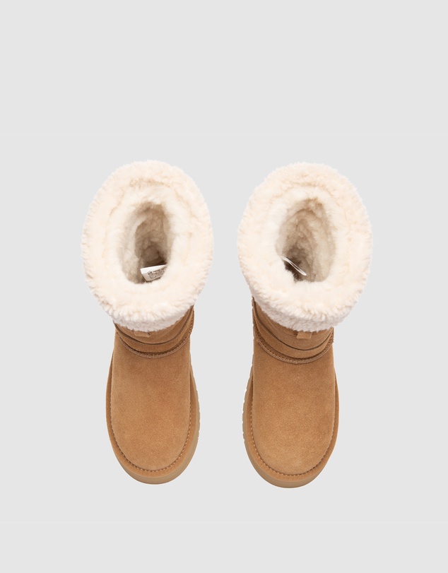 EVERAU - Australian Shepherd Ugg Short Nordel Cow Suede Upper UGG Boots
