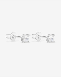 Michael Hill - Stud Earrings with Cubic Zirconia in Sterling Silver