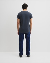 Country Road - Australian Cotton Longline Garment Dye T-shirt