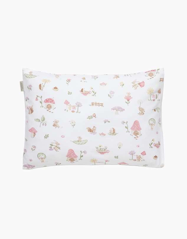 Living Textiles - Organic Toddler Pillowcase - Whimsical Wonderland