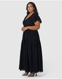 Indigo Tonic - Allegra Broderie Maxi Dress
