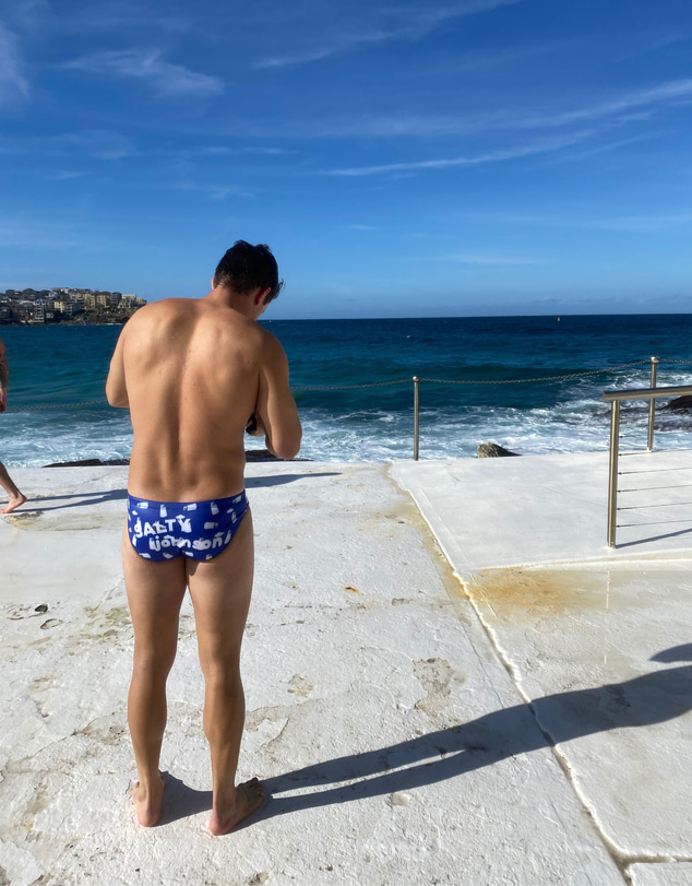 Salty Johnson - Shakers Brief Blue