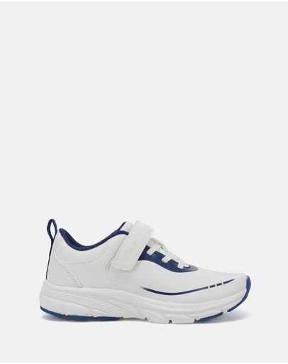 White / Dark Blue