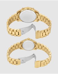 Michael Kors - Lexington Gold Tone Analogue Watch