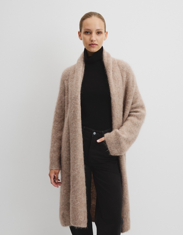 Country Road - Fluffy Longline Cardigan