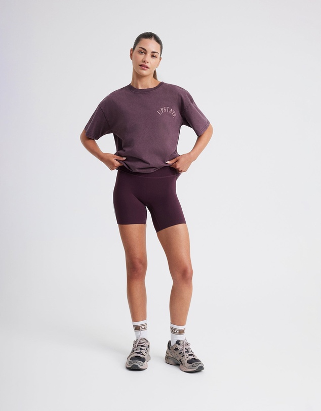 Upstate - Thrive Tee - Washed Merlot