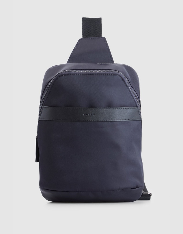 Evity - Finn Nylon/Leather Trim Sling Bag