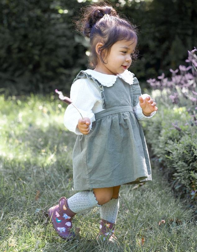 Toshi - Baby Pinafore Corduroy Quincy