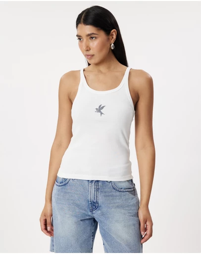 ONE TEASPOON - One Teaspoon Fine Rib Singlet