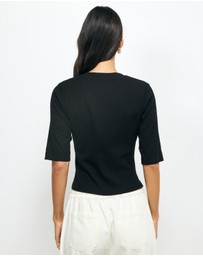 AERE - Odele Rib T-Shirt