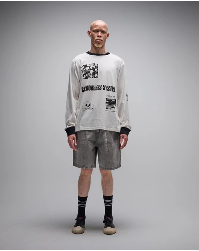 Former - MASH LS T-SHIRT // BONE