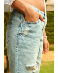 NEXT - Ripped Denim Bermuda Shorts