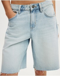 Cotton On - Baggy Denim Shorts