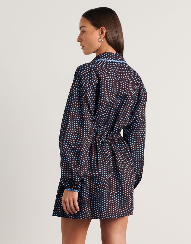 Jag - Ania Spot Long Sleeve Dress