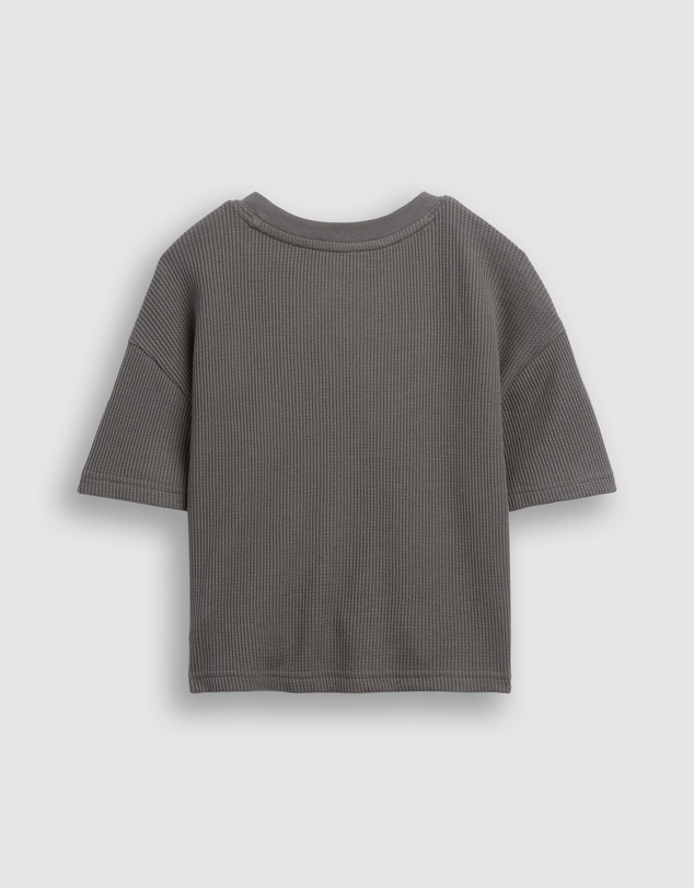 GAP - SS Boxy Waffle Tee - Babies-Kids