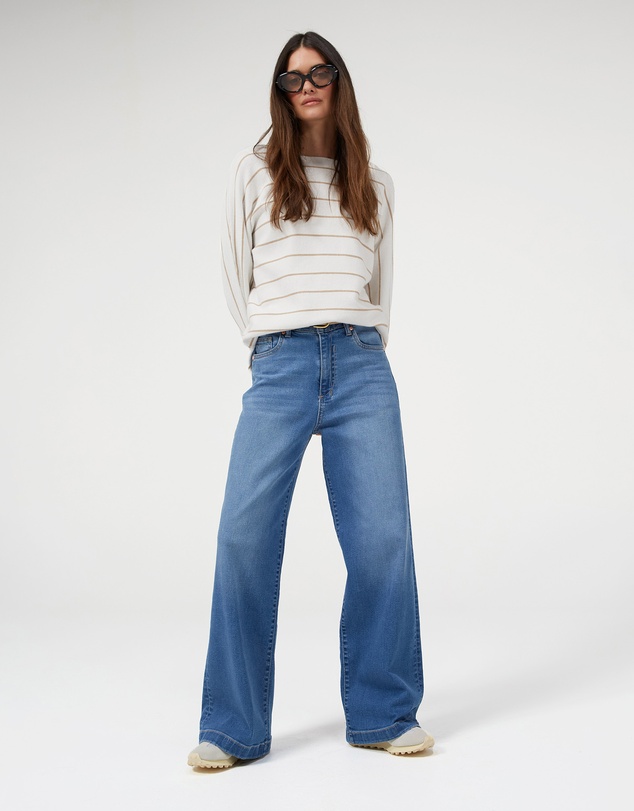 DRICOPER DENIM - Darrie Pacific Blue Baggy Jeans