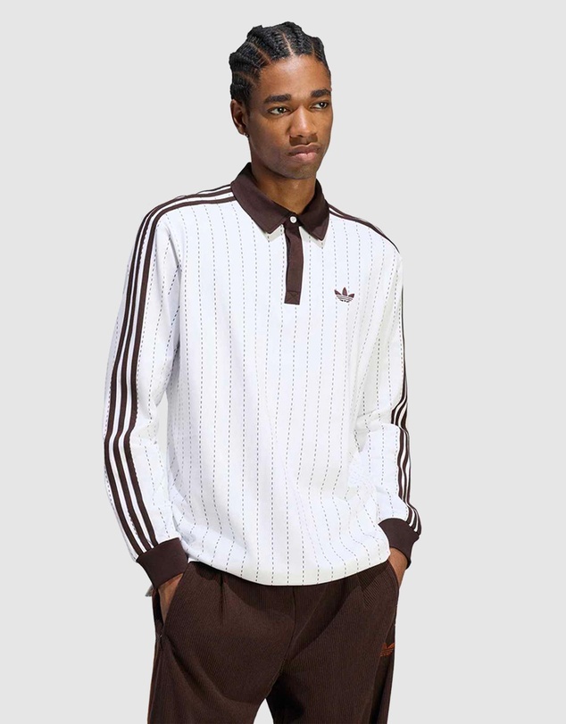 adidas Originals - Pinstripes Long Sleeve Polo