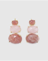 Miz Casa and Co - Cleo Gemstone Studs Earrings