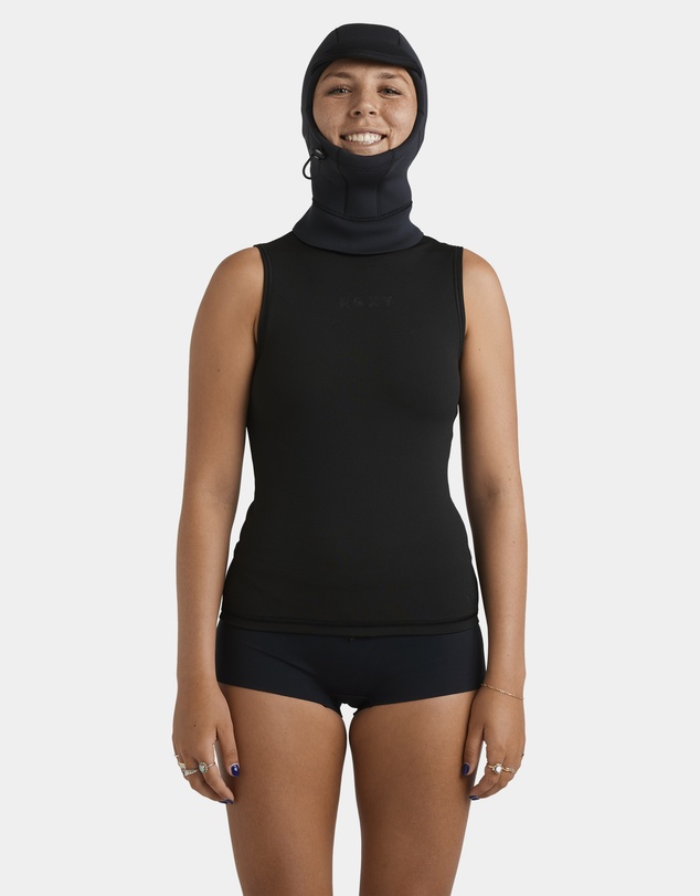 Roxy - Womens 2mm Swell Natural Hooded Vest Wetsuit