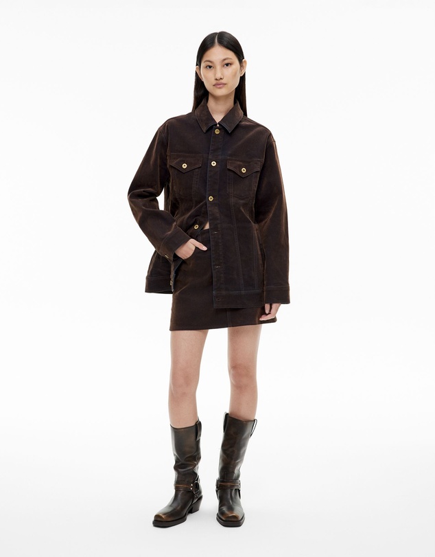 Witchery - Flocked Denim Jacket