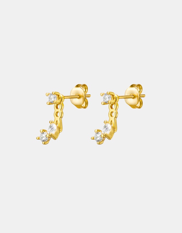 Zoe Olivia - 14K Gold Vermeil Cubic Zirconia Ear Jacket