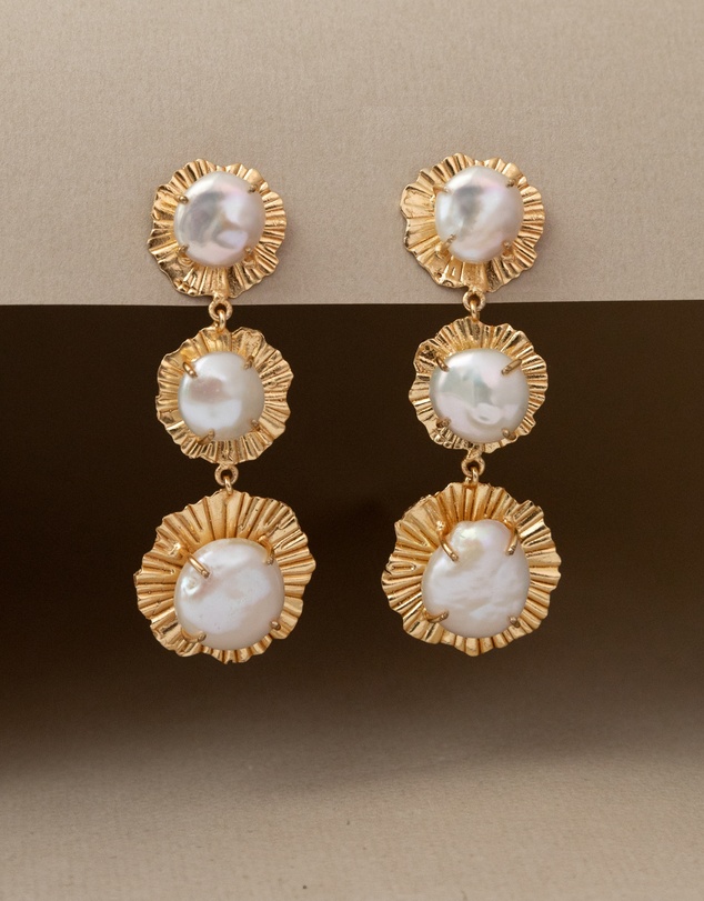 Meshca - Stardust Trio Earrings