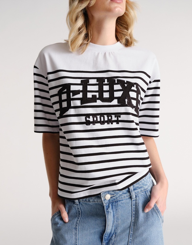 Decjuba - D-Luxe Sport Striped T-Shirt