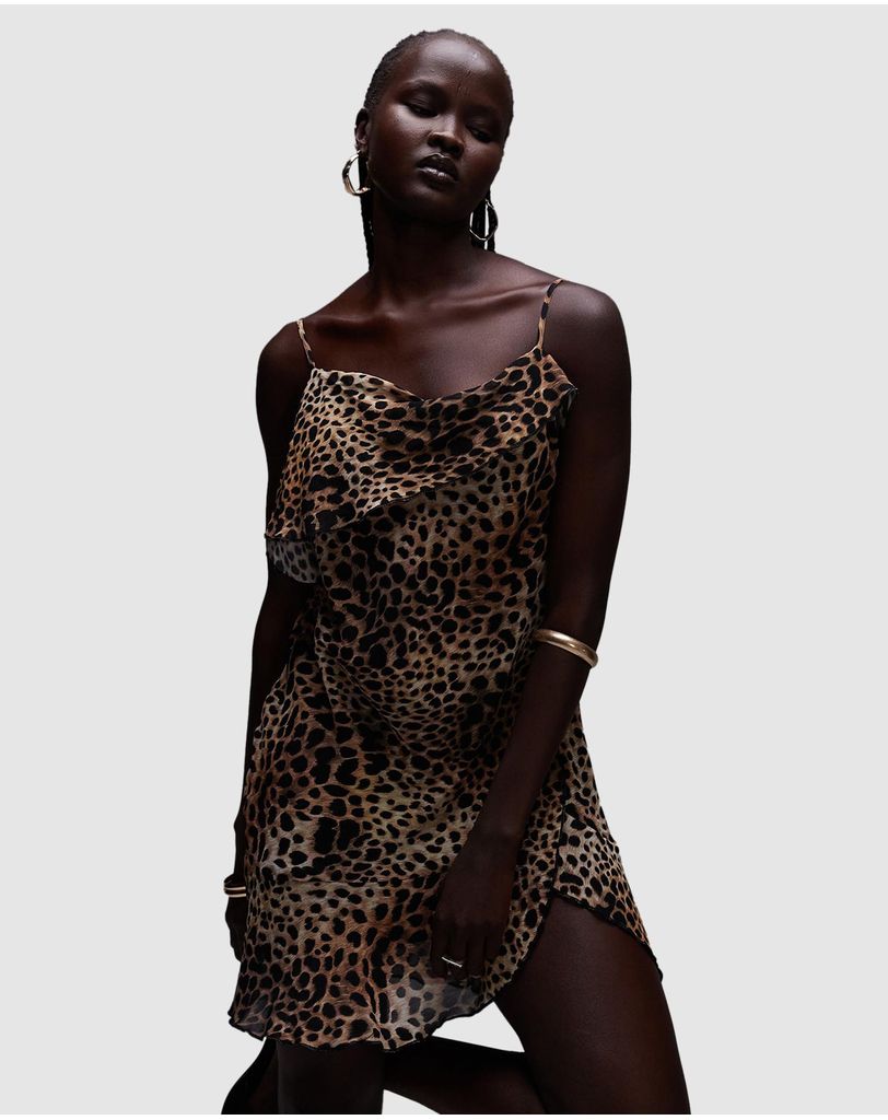 leopard print skater dress topshop Topshop