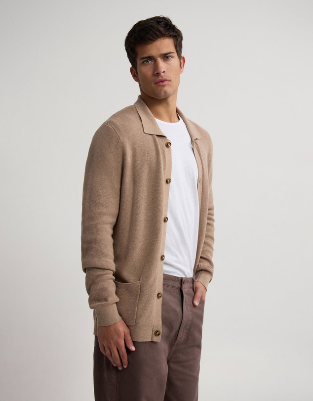 Oxford - Ford Rib Cotton Cardigan