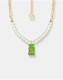 THOMAS SABO - HARIBO Green Bear Pearl Necklace