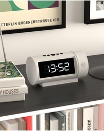 Newgate - Newgate Pil Led Alarm Clock White