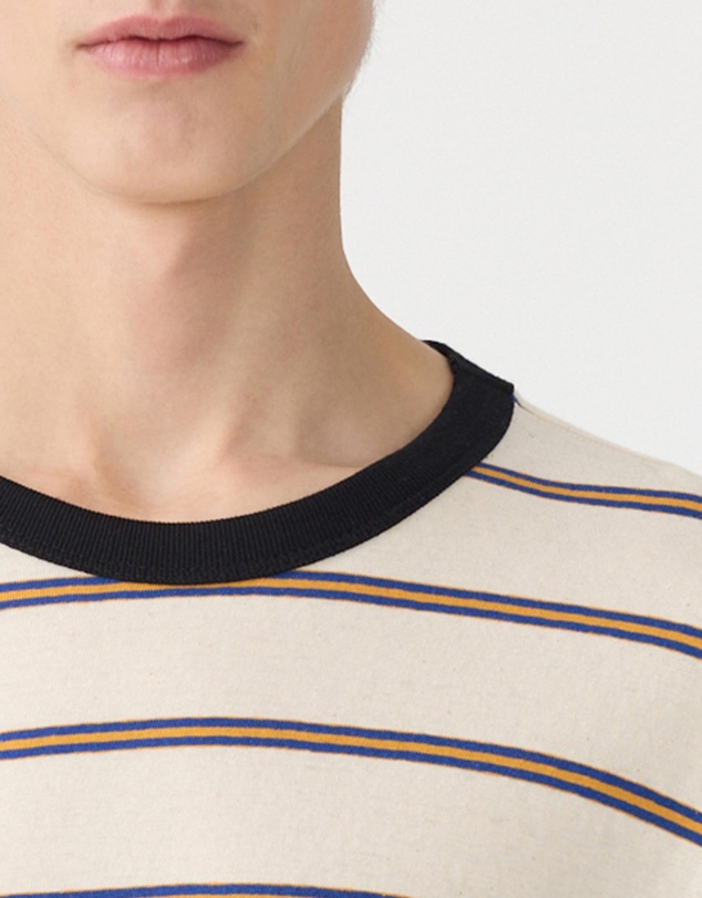 Bassike - Stripe Boxy T-Shirt